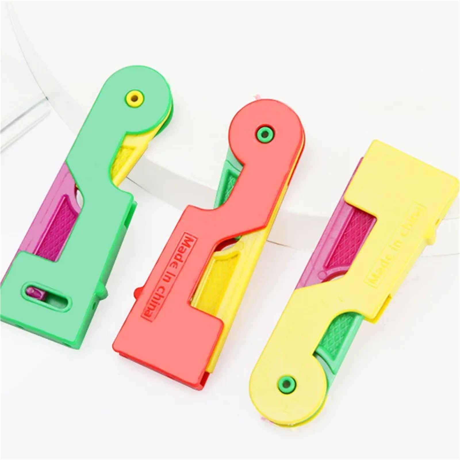 Infila-Aghi, Manico in Plastica Automatico 100pz Multicolor