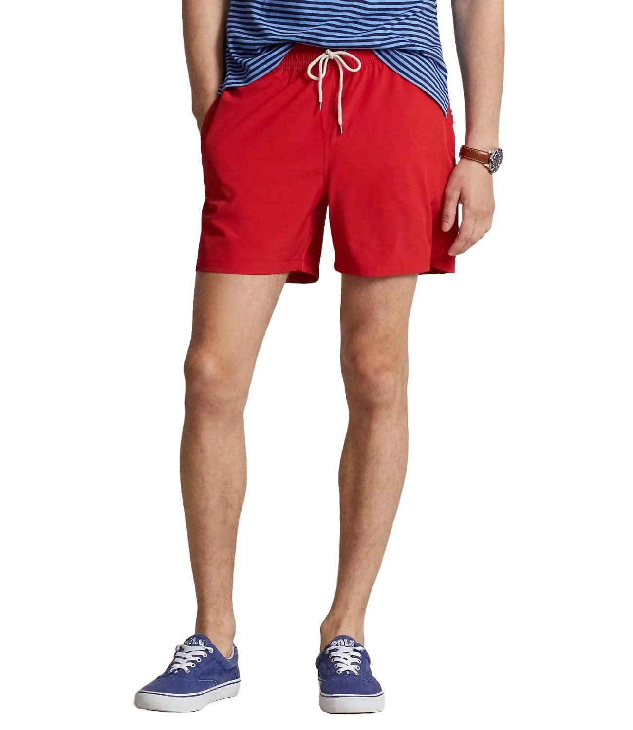 RALPH LAUREN BOXER MARE ROSSO Rosso XL