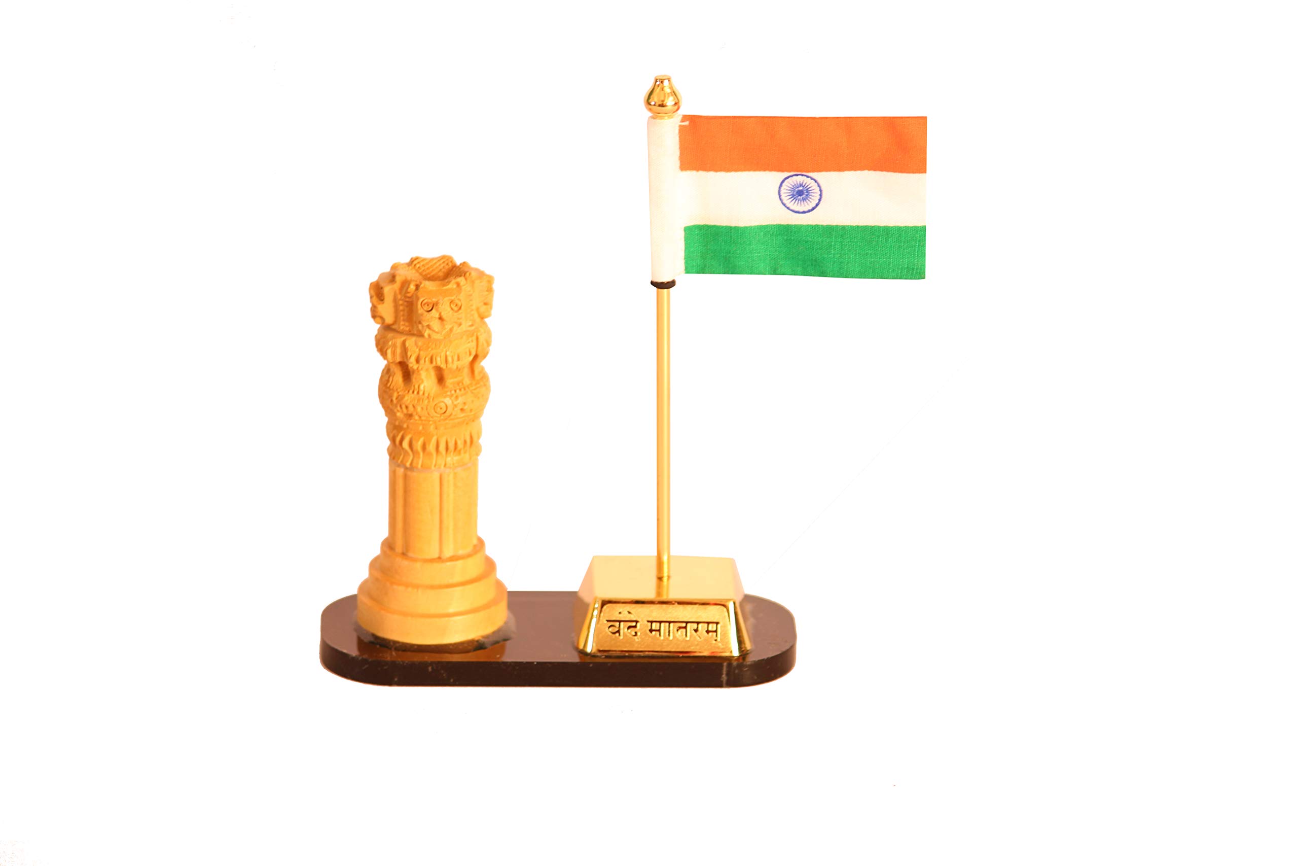 Buy Derz Ashoka Pillar with Indian Symbol for Car Dashboard, Home Table