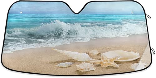 Vista 31 de Gredecor Parasol para parabrisas, diseño hippie y bohemio, hongos mágicos, parasol para automóvil, bloquea los rayos UV y protección contra