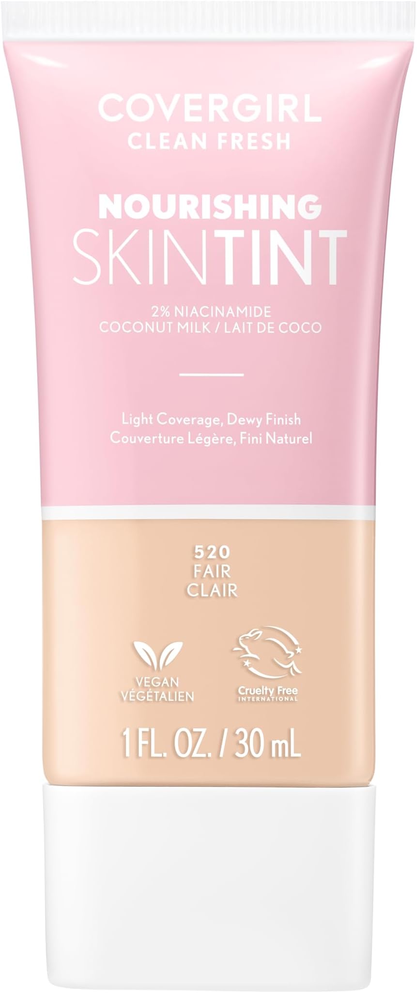 Clean Fresh Skin Milk Foundation, Fair, 1 Fl Oz (Pack of 1) (packaging may vary)