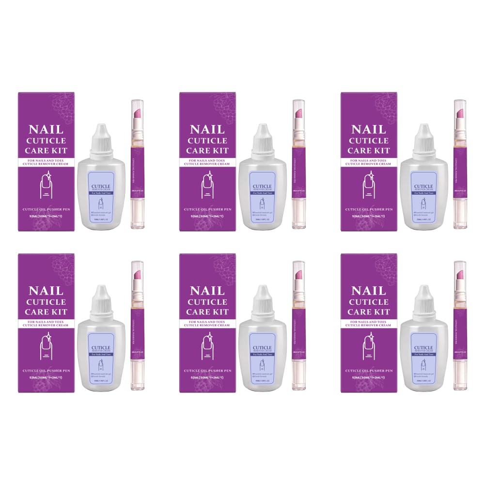 Bolígrafo para el cuidado de uñas, 2 uds., con gel eliminador de cutículas y aceite nutritivo, suave y reparador