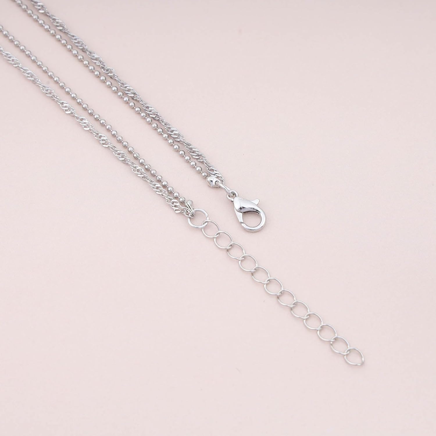 Andelaisi Boho Layered Butterfly Choker Necklace Vintage Hollow Butterfly Pendant Necklace Silver Crystal Butterfly Necklace Adjustable Butterfly Chain Necklace Jewelry for Women - Image 6