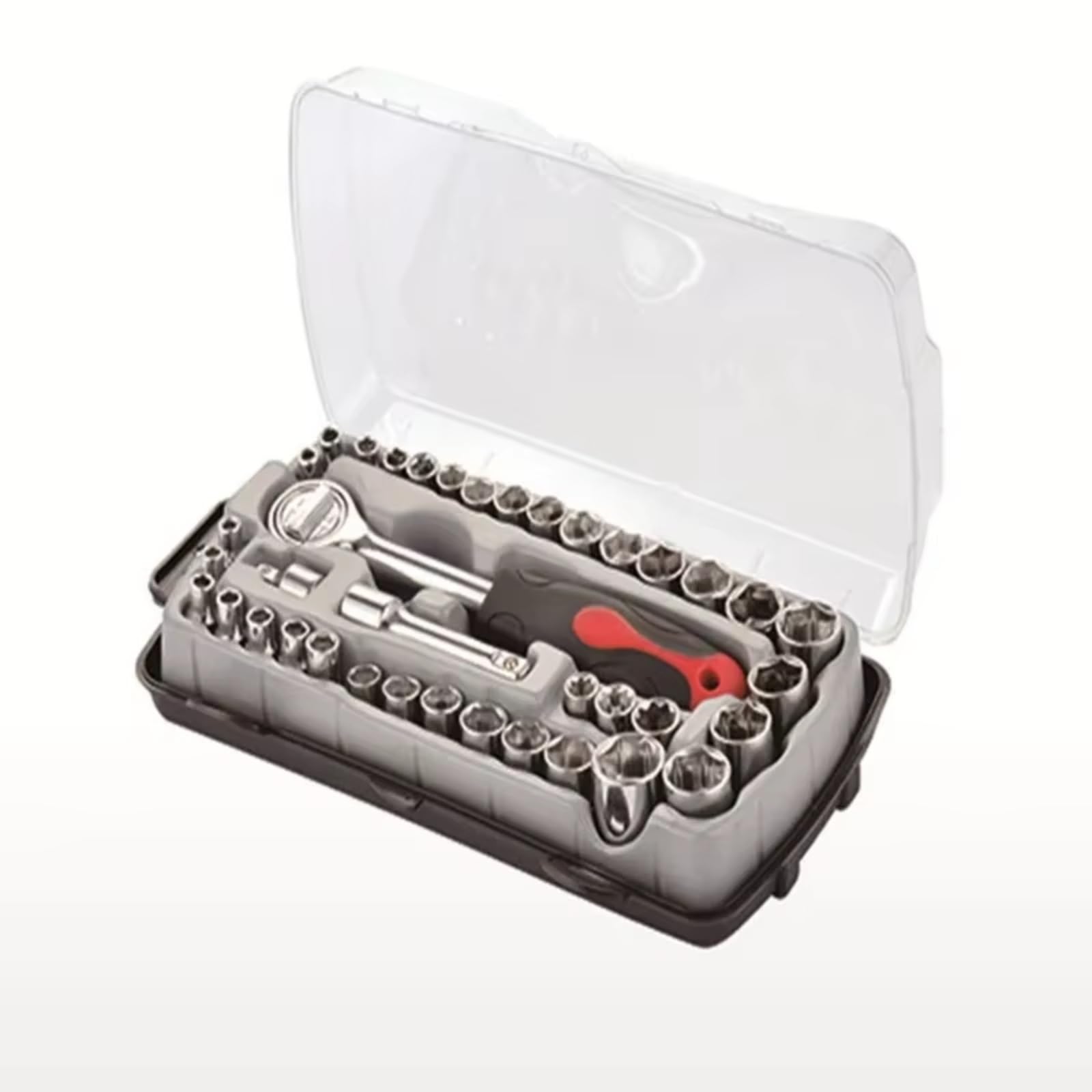 Set di attrezzi meccanici Set Di Combinazioni Prese Da 40 Pezzi Strumenti Riparazione Automatica Strumenti Domestici Set Di Prese Esagonali Kit Di Strumenti Combinati Per Auto