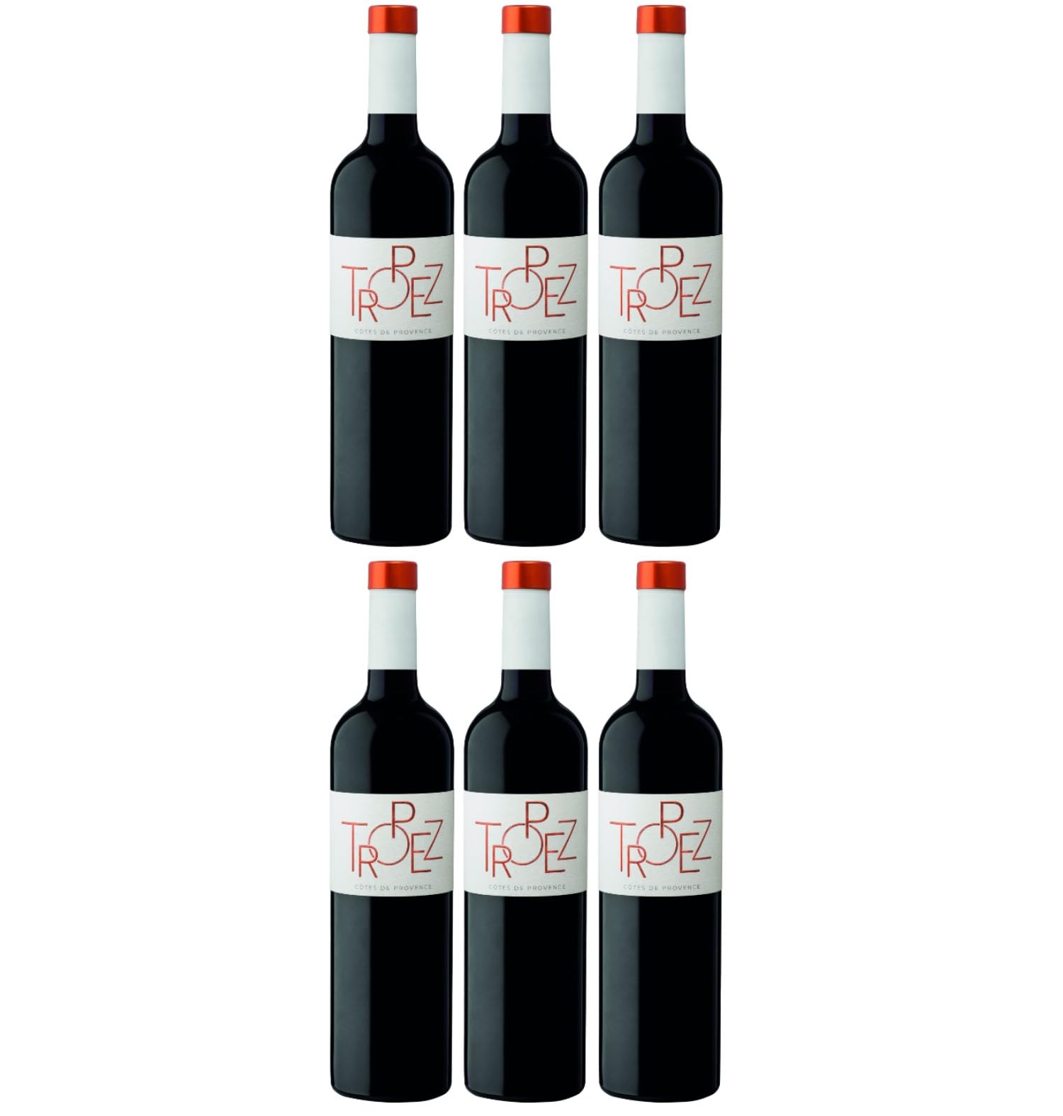Domaine Tropez Tropez Rouge Rotwein trocken Côtes de Provence AOC Frankreich inkl. FeinWert E-Book (6 x 0,75l)