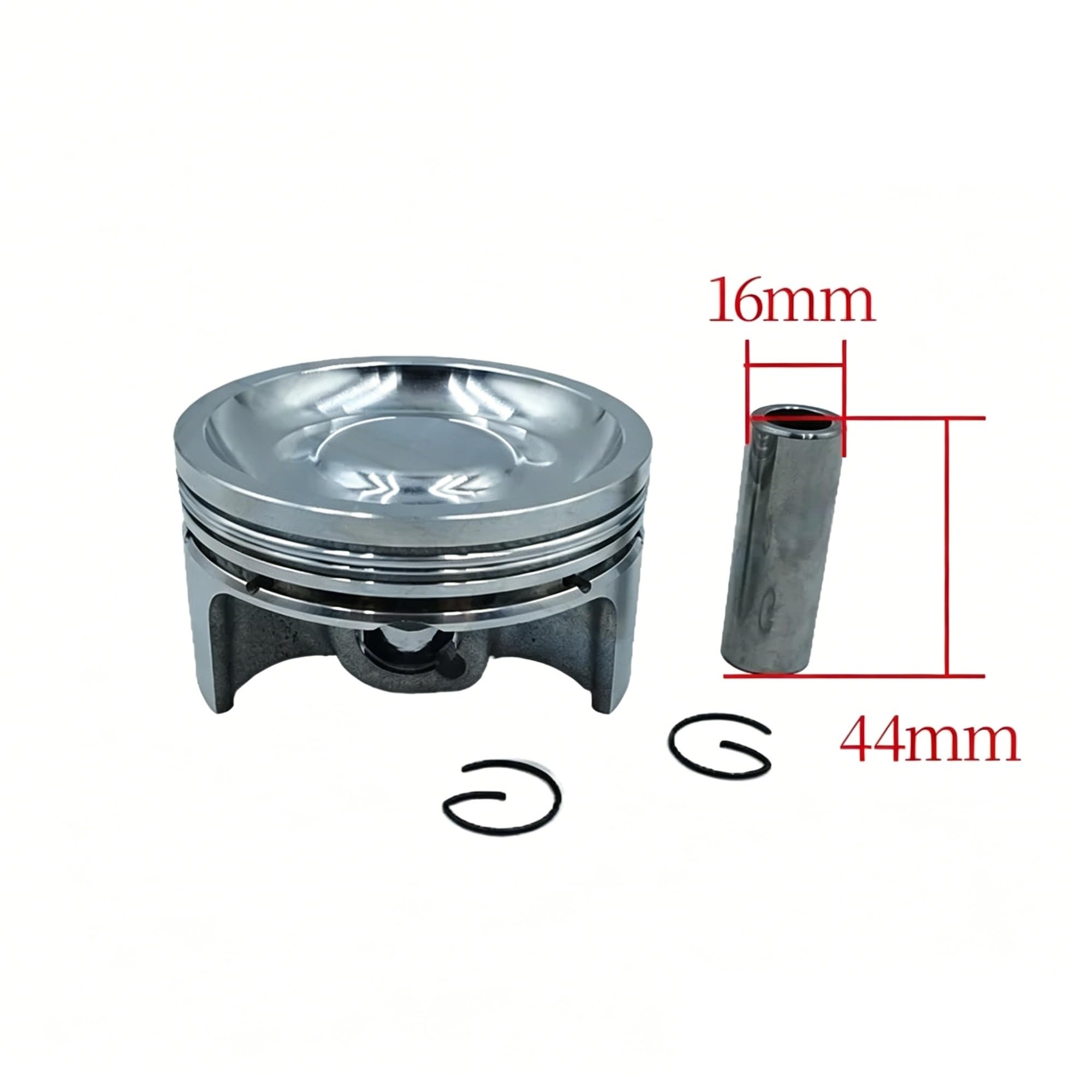 Fasce Elastiche Per Piaggio Per Bexeriy VXR200 Per VXR 200 Parti Motore Del Motociclo 16mm Foro Di Spillo Con Anelli Set Completo 75mm Kit Pistone Pistone