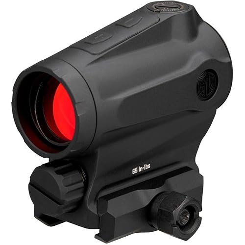 SIG SAUER ROMEO5XDR GEN II 1x20mm Red Dot Sight | 2 MOA Dot & 65 MOA Circle Dot Dual Reticle, 12 Illumination Settings | Compact Waterproof CNC Aluminum Rifle Sight (SOR5X201)
