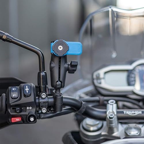 Miniatura 5 de Quad Lock Adaptador de Bola de 1" Soporte de Teléfono para Motocicleta para Fundas de iPhone, Galaxy, Pixel y Adaptador Universal