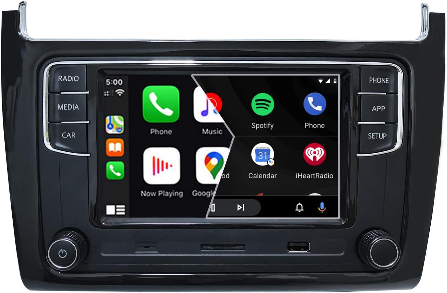 Car Stereo Radio 6.5" RCD360 330 Carplay Android auto Bluetooth RVC Touch Screen for VW Polo 6C