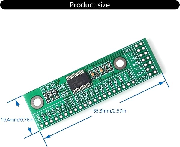 MCP23017 16 ビット I/O ポート拡張ボード互換性のある複数のマイクロコントローラ IIC 入出力モジュール - 4