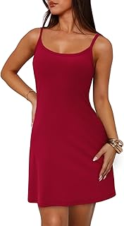 Womens Summer Sleeveless A-Line Mini Dress 2025 Sexy Backless Spaghetti Strap Party Club Bodycon Dresses - Buy now