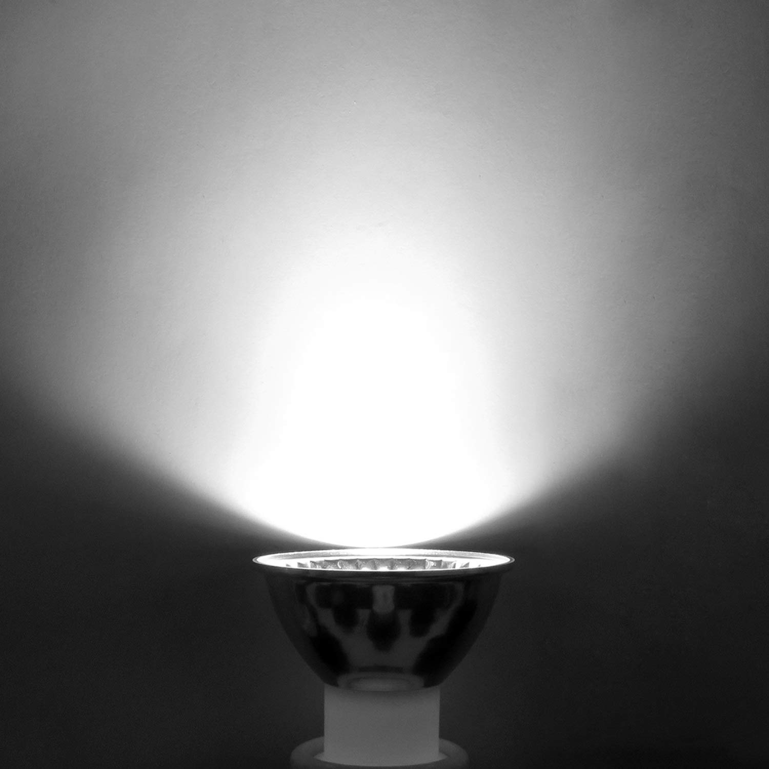 Lampadina LED non dimmerabile GU10, angolo di apertura a 45 gradi 350-400 Lumen, 3000K / 6000K, 5-Watt (equivalente a 50 watt), confezione da 5 LLPYLED (Color : Cool white)