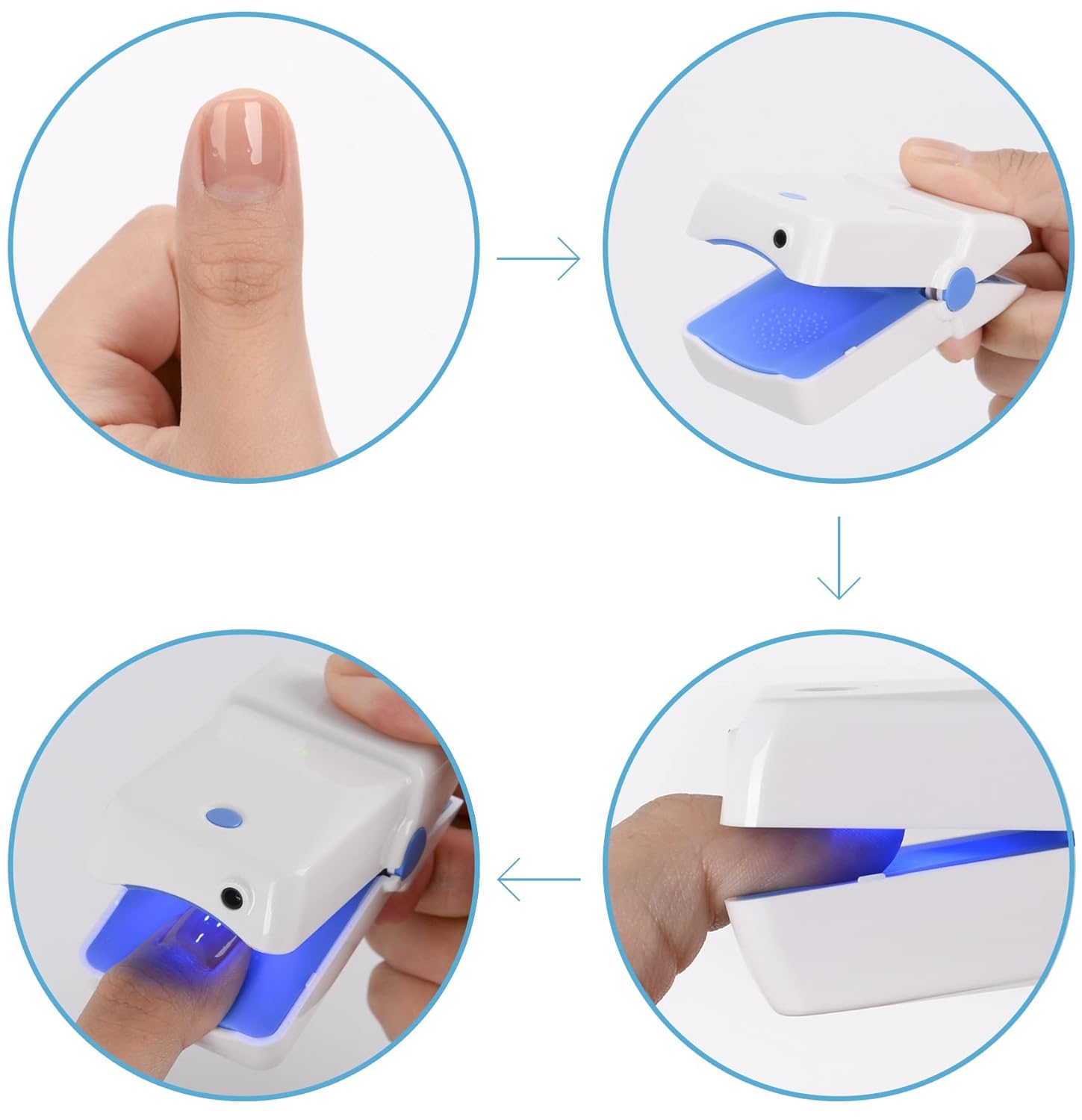 MAGNETOE Portable Nail Therapy Treatment Device For Toes And Fingernails, April 2022 Edition, Works Worldwide : Beauty & Personal Care