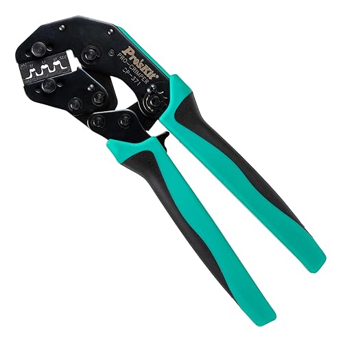 Pro'sKit 300-176 Crimpro - Engarzadora para paneles solares de 0.157 in, multicolor