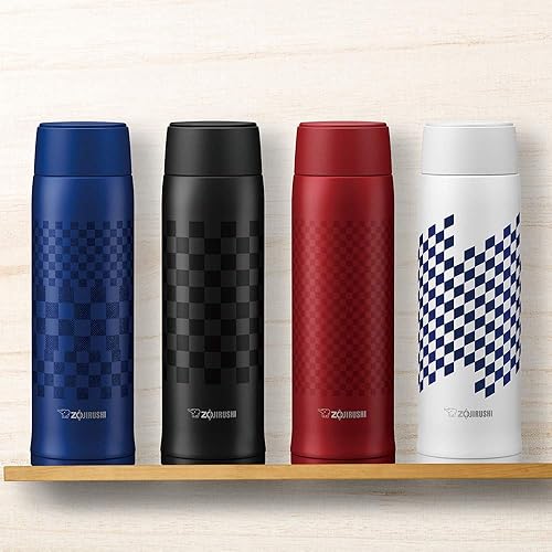 Miniatura 6 de Zojirushi , Taza aislada al vacío de acero inoxidable, 16 onzas, azul Ichimatsu