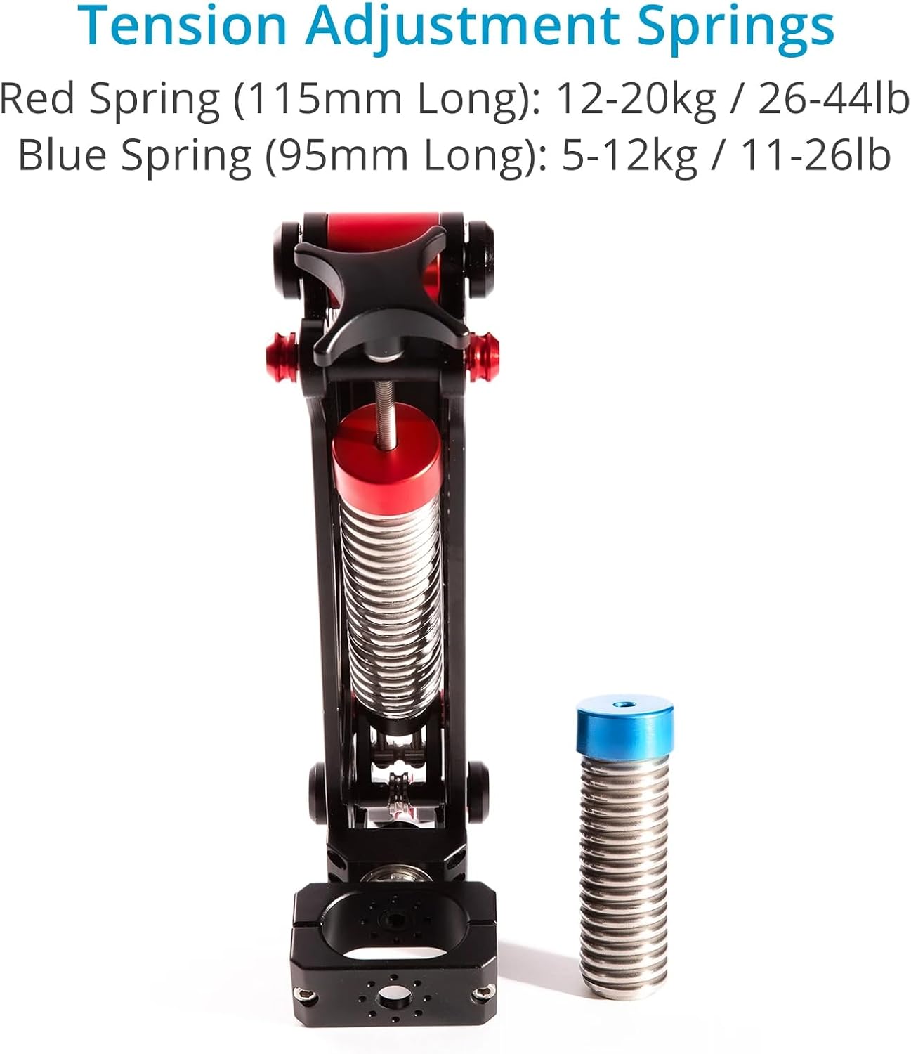 FLYCAM Flowline Placid Two-Axis Spring Arm Flowline Camera Supports. Payload up to 5kg/11lb to 20kg/44lb. Interchangeable Tension Springs. for Cameras, Rigs, and Gimbals (FLCM-FLN-PLA)