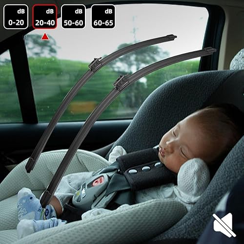 Miniatura 6 de 2 limpiaparabrisas delantero de 24 pulgadas y 19 pulgadas de repuesto para Mercedes Benz GLA-Class X156 2016-2018, limpiaparabrisas de equipo