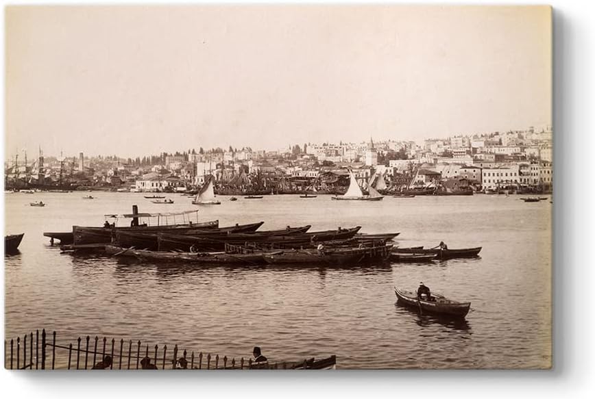Eski İstanbul Boğazı Tablosu 75 x 50
