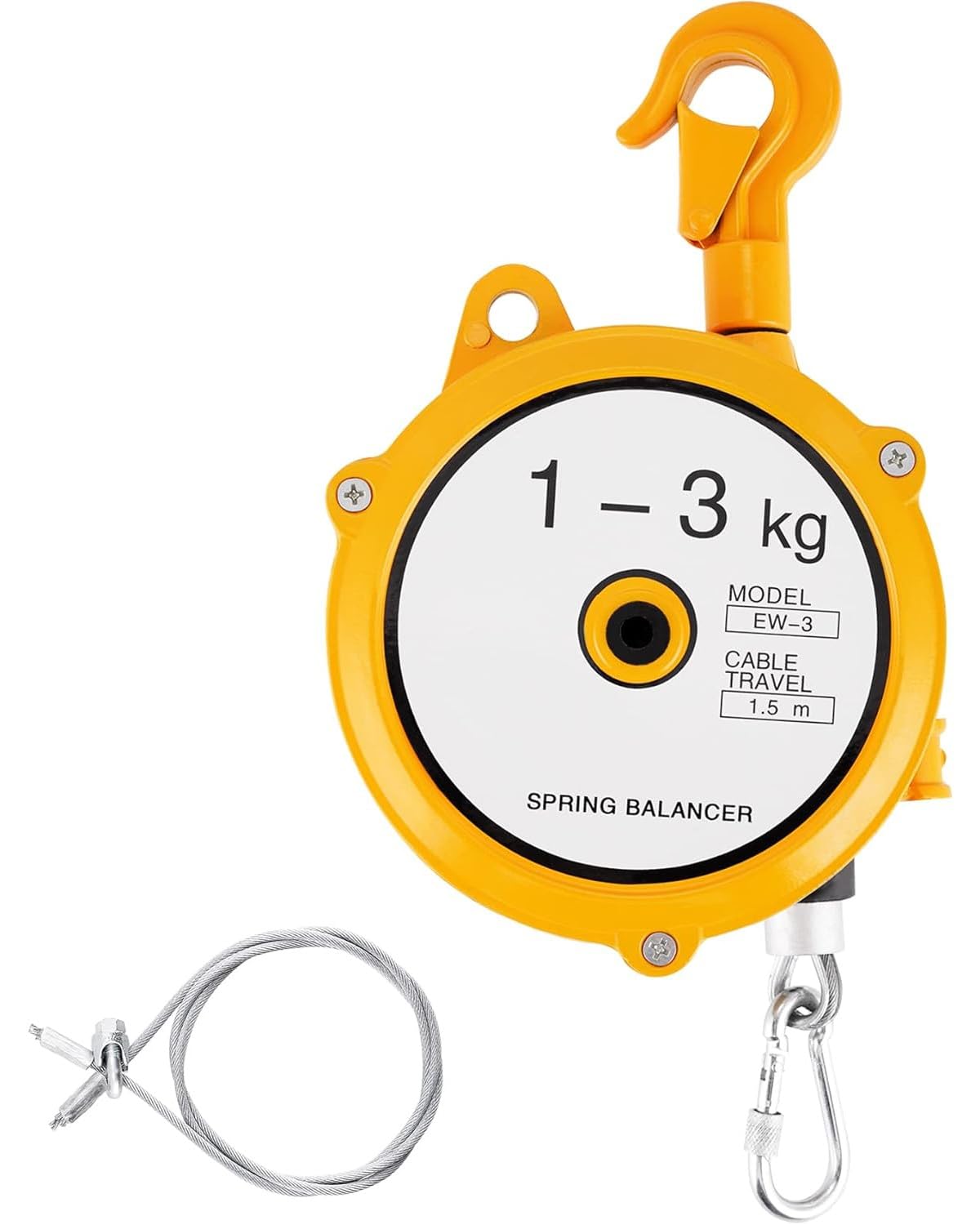 Outil de suspension à ressort rétractable avec câble acier pour outillage
