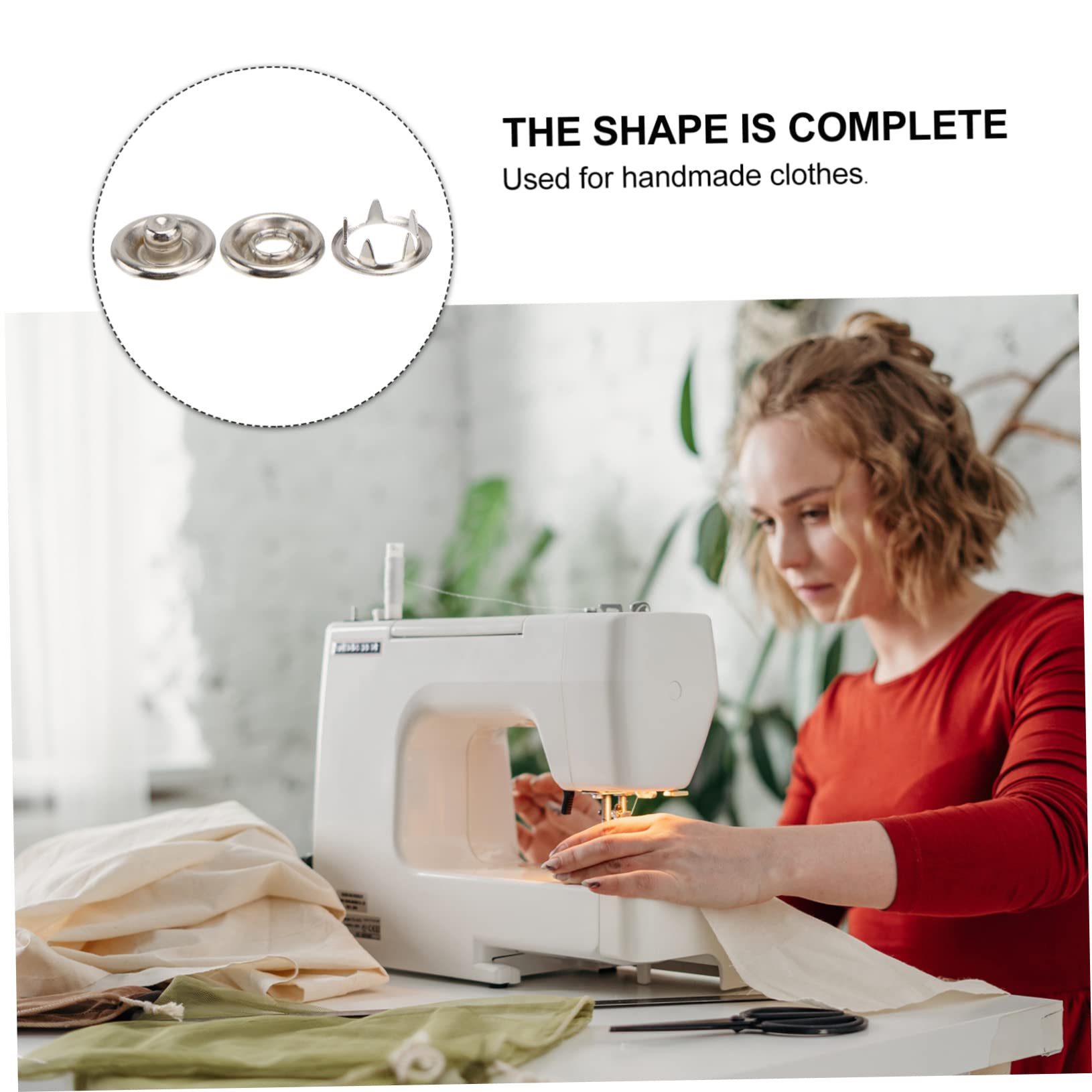STOBOK 2 Sets 11 Mm Zinkenknöpfe Hohle Fünf Schnallen Druckknöpfe Schnallen Zinken Druckknöpfe Für Dünne Stoffe Basteln Nähen Befestigen 100 Stück * 2