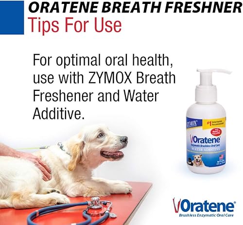 Miniatura 6 de Zymox Oratene - Ambientador bucal sin escobillas para perros y gatos, 4 onzas