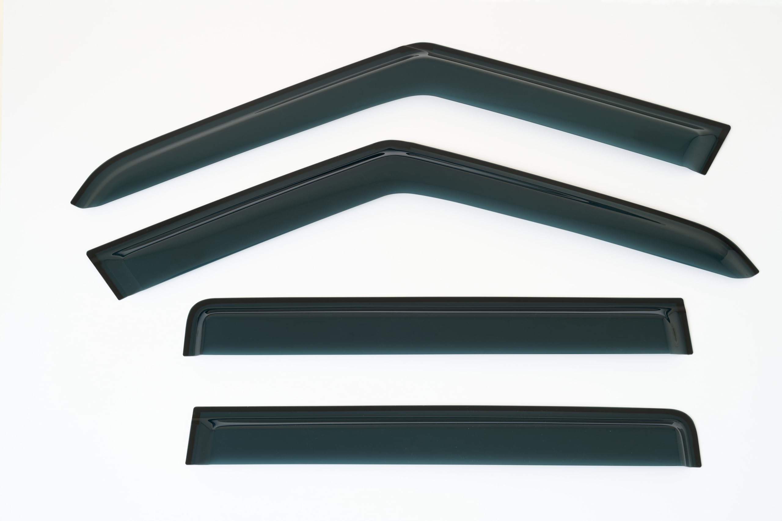 Juego de 4 deflectores de viento adhesivos compatibles con Land Rover Discovery 3 y 4 L319 2005 2006 2007 2008 2009 2010 2011 2012 2013 2014 2015 2016.