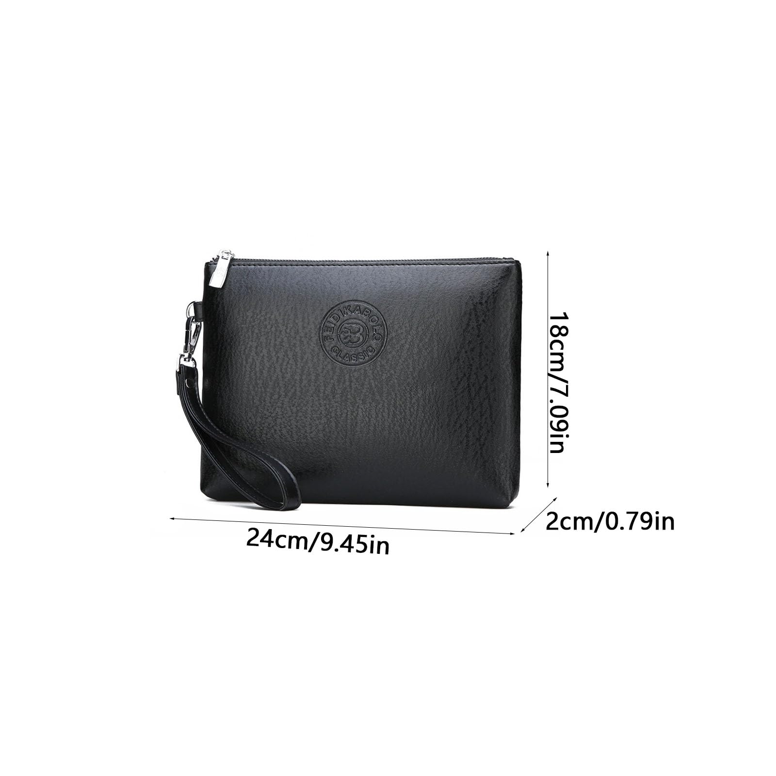 1 bolso de mano para hombre, bolso de mano negro para hombre, bolso de mano para hombre.