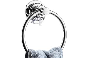 BOPai Drill Free Powerful Vacuum Suction Cup Towel Holder