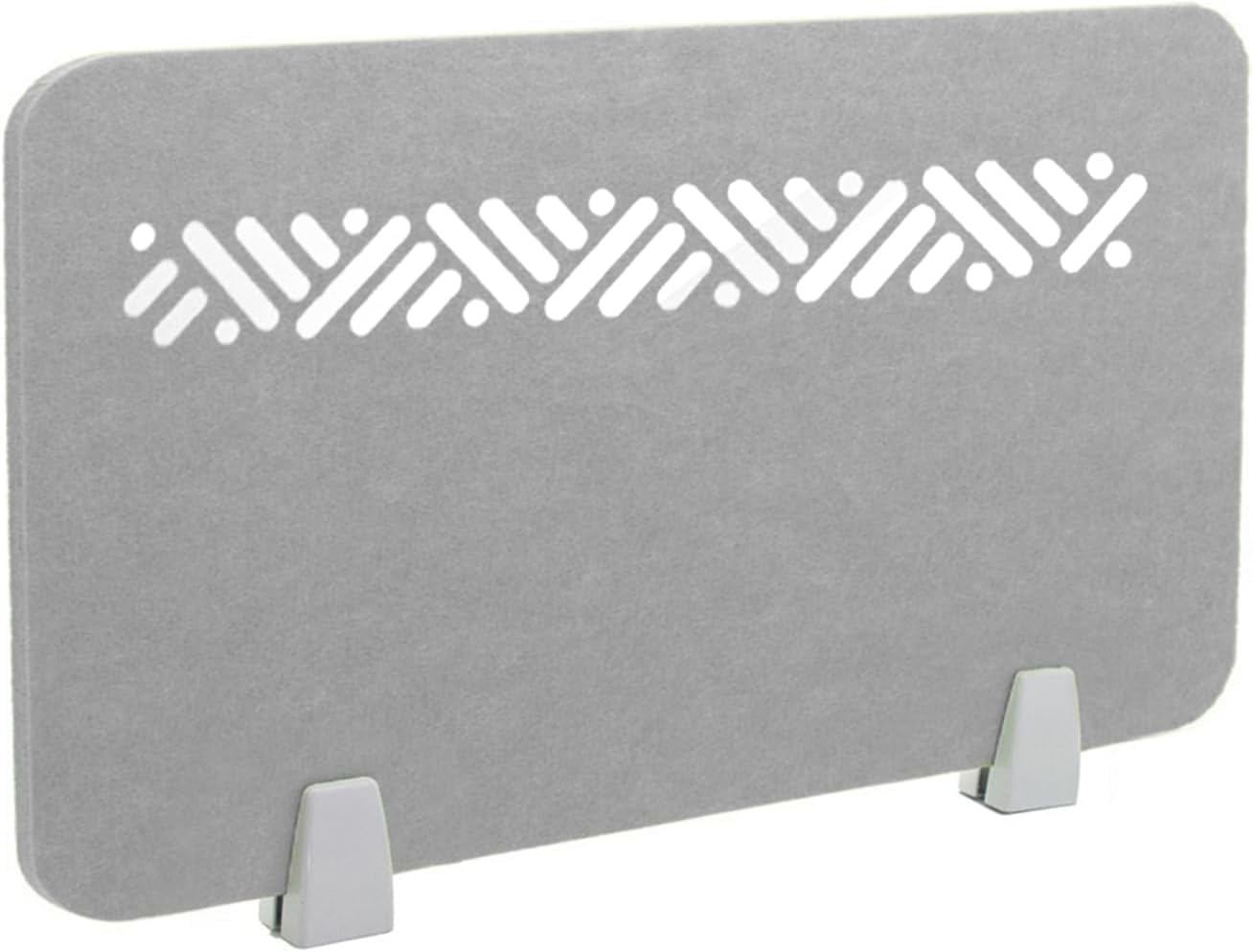 LWJSOCP Light Gray Acoustic Desk Divider120x30cm Felt Partitions for Office School and Library Soundproofing Solutions to Enhance Privacy and Productivity