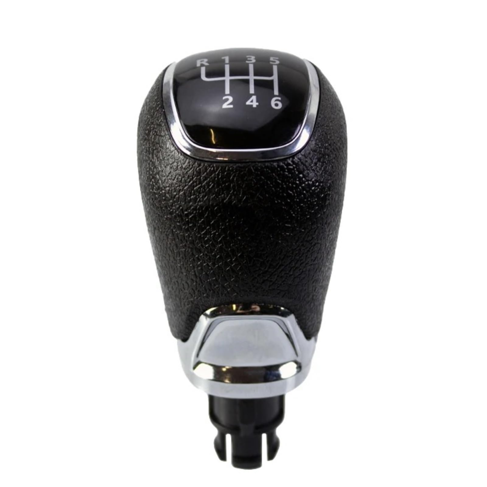 Xexjhqq Black 6 Speed Gear Stick Knob For Skoda For A7 Gear Shift Knob Manual 5/6Speed Transmission Shifter Handle Head(Black 6 Speed)