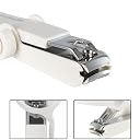 REMEDIC Extra Large Stainless Steel Nail Clippers with Magnifier Glass Fingernails Toenails Clippers for Elderly，Professional Nail Trimmer Reduce Eye Strain Easy Grip gallery image