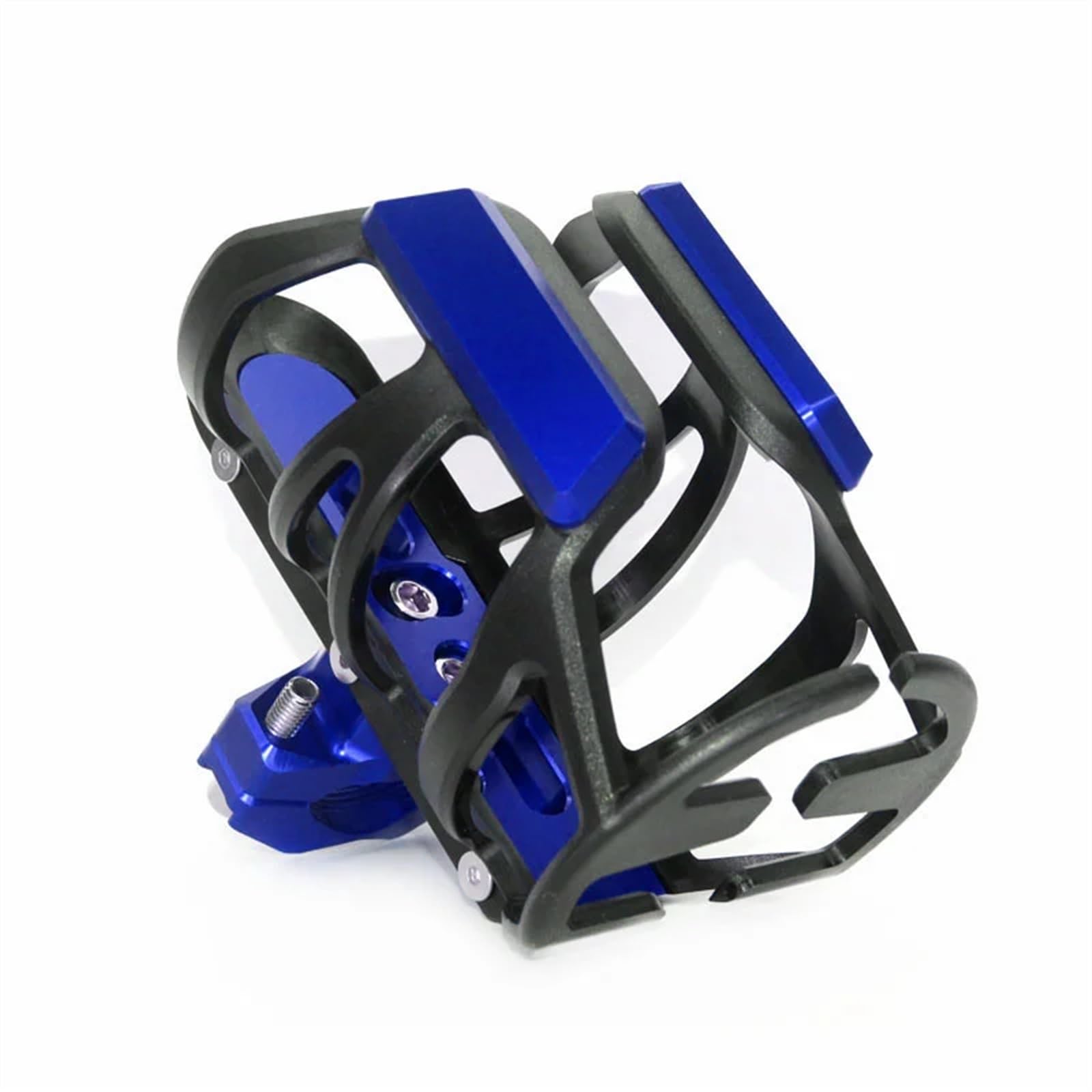 LKLNCXC Bottle Cages Motorcycle Accessories CNC Beverage Water Bottle Cage Drink Cup Holder For FORZA300 FORZA250(Blue)