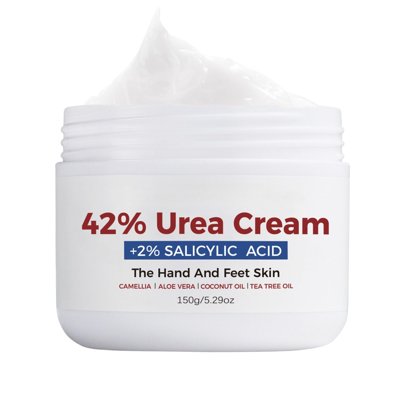 42% Urea Cream - Cracked Heel Repair Cream - Urea Foot Cream for Cracked Heels and Dry Skin - Foot Cream - Skin Care for Feet,Heels,Hands,Knees,Legs,Toenails - Foot Moisturiser