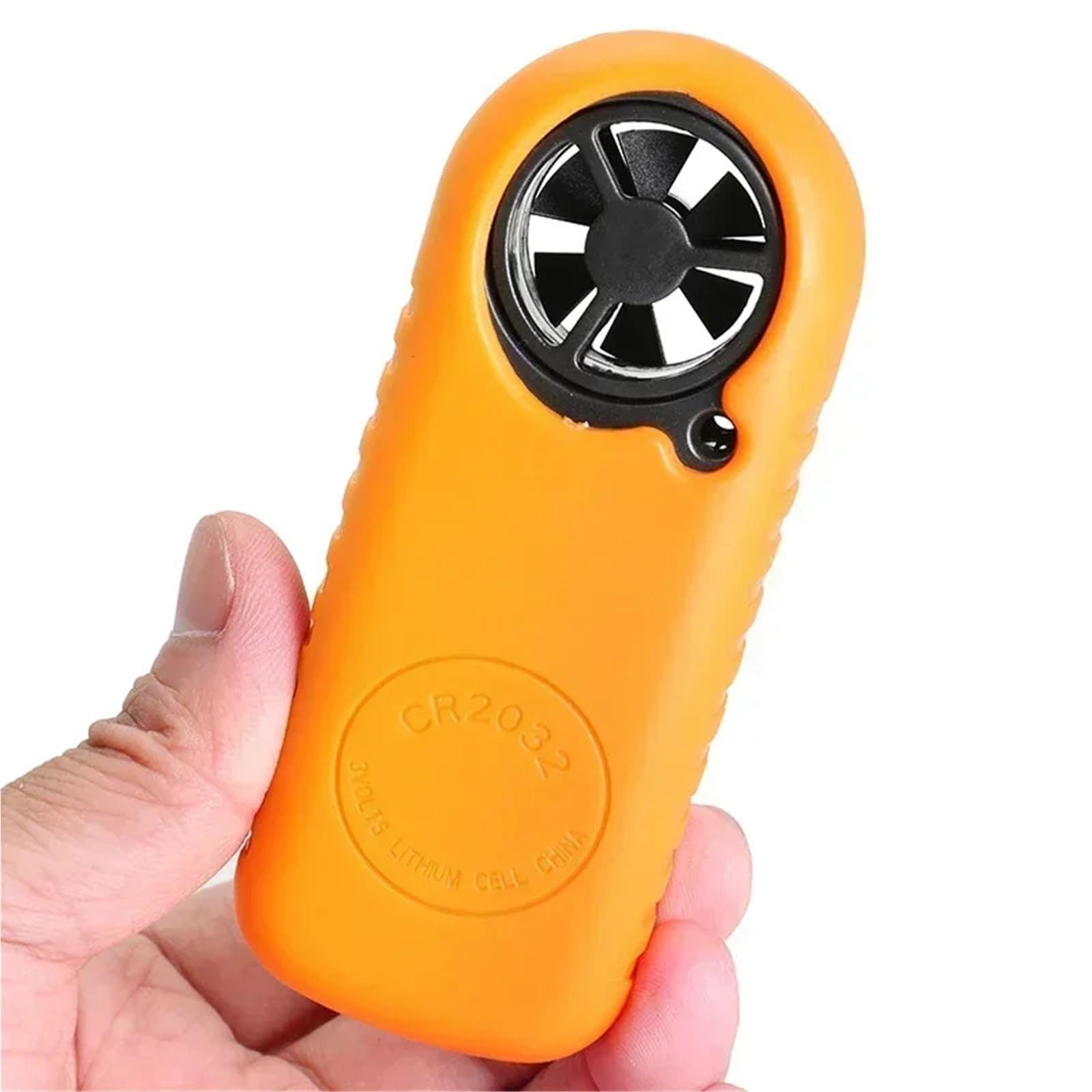 Anemómetro de mano, medidor digital de velocidad del viento, caudal de aire for medir temperatura y frío.