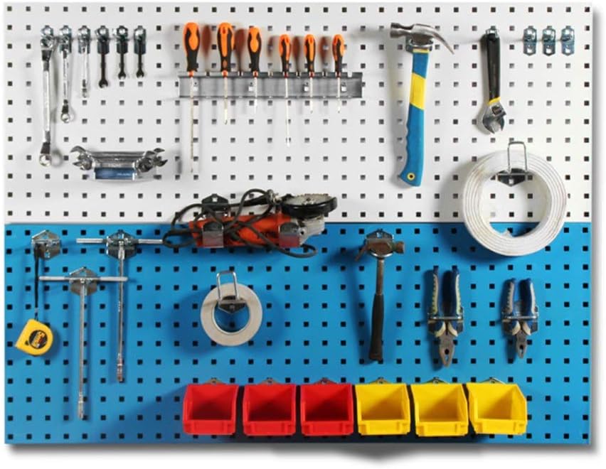 ペグボード メタルネイルプレートキットウォールコントロールのガレージワークショップ2個ネイルプレート標準工具収納 壁掛け ペグボード