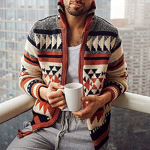 Men's Ugly Sweaters Cardigan Big Tall Boys Knitwear Sweater Coat Flat Knitted Loose Plus Size Windbreaker Jacket4