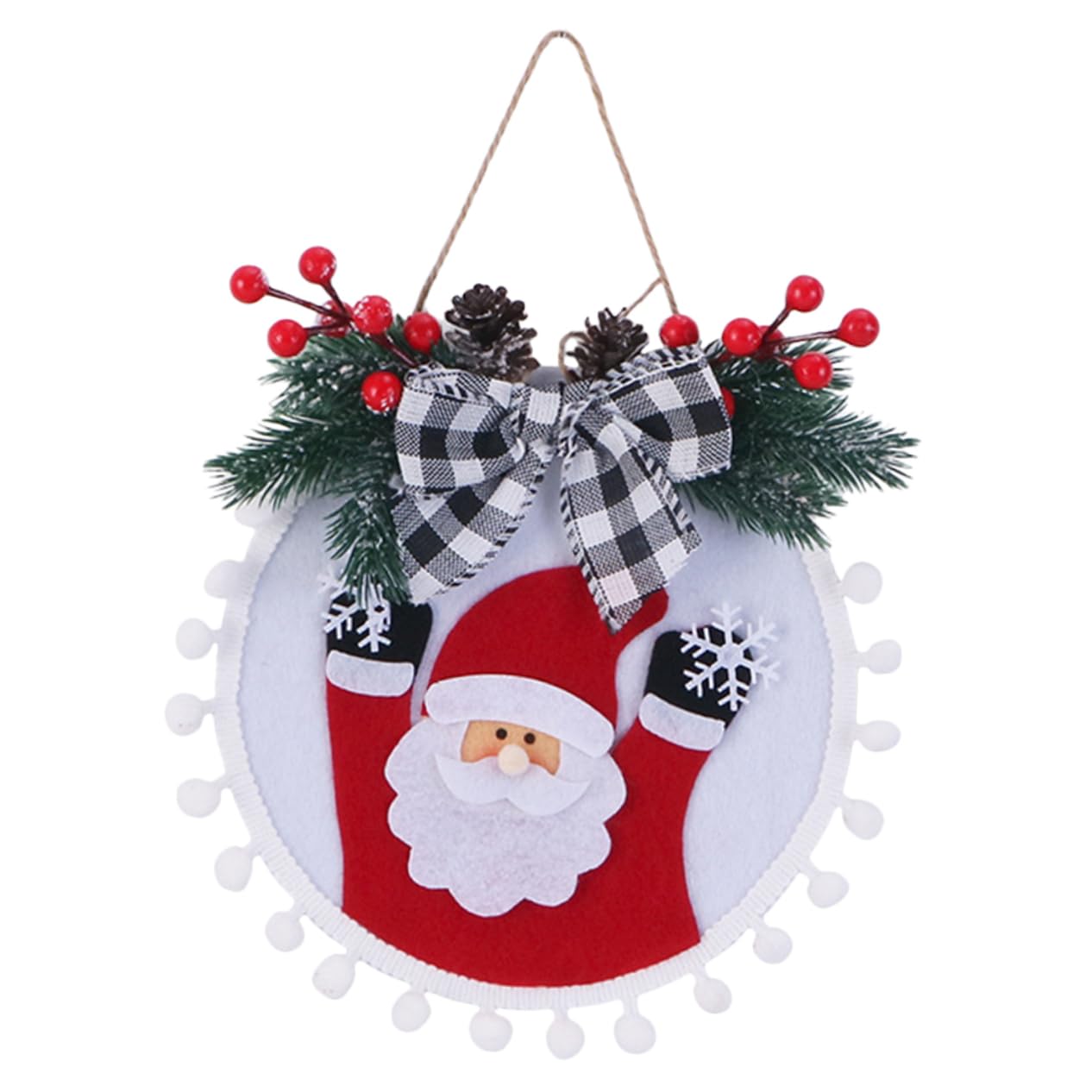 Amazon.co.jp: TOYMYTOY クリスマスリースオーナメント メリー 