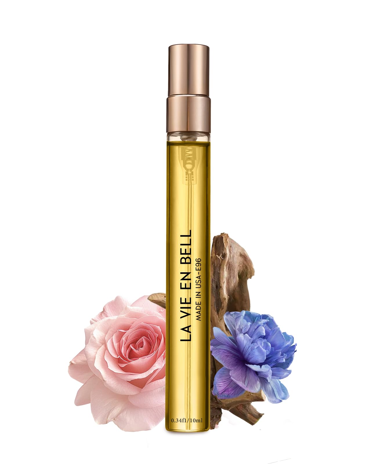 Pheromones Perfumes for Women, Sweet Floral Scent with Blackcurrant, Iris, Praline, 0.34oz Travel Size Perfume Oil (LA VIE EN BELLE)