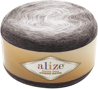 3 skn 3 Balls Alize Angora Gold Ombre Batik, Wool Yarn, Cake Yarn, Knitting Yarn, Crochet Yarn, Wool Yarn, Sweater Yarn, Turkish Yarn,Shawl Yarn, Knitting