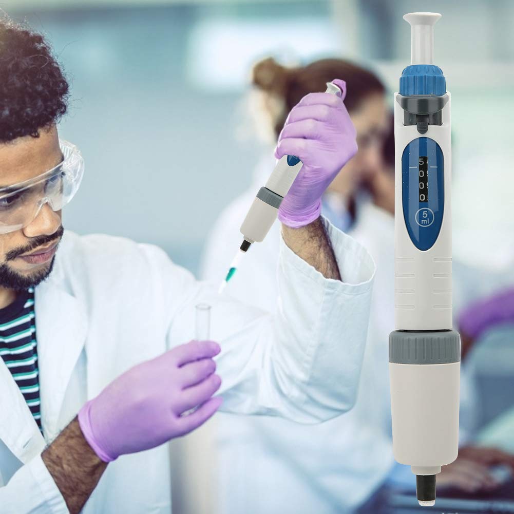 Pipeta de microtransferencia ajustable Manual A5000, pipeta esterilizadora de 500-5000μl para uso en laboratorio
