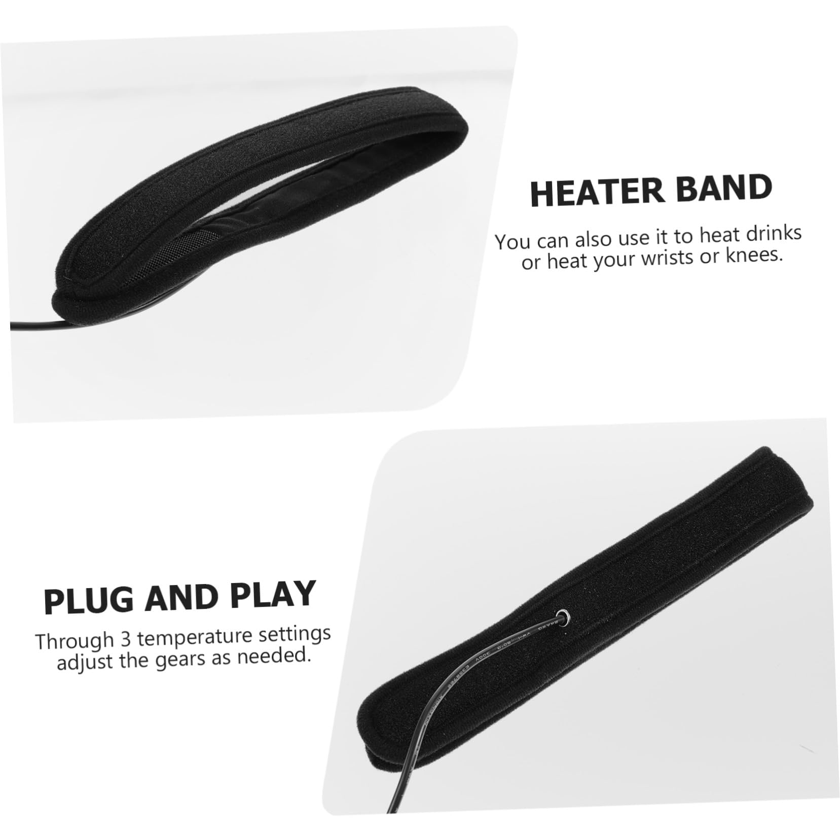 Objektiv Heizstreifen USB Heizband: schwarz 42 00 cm Heizband Linsenwärmer ä Teleskop Kamera Tischdeko für Haushalt Küche und Bad Wohnzimmer Garten Büro