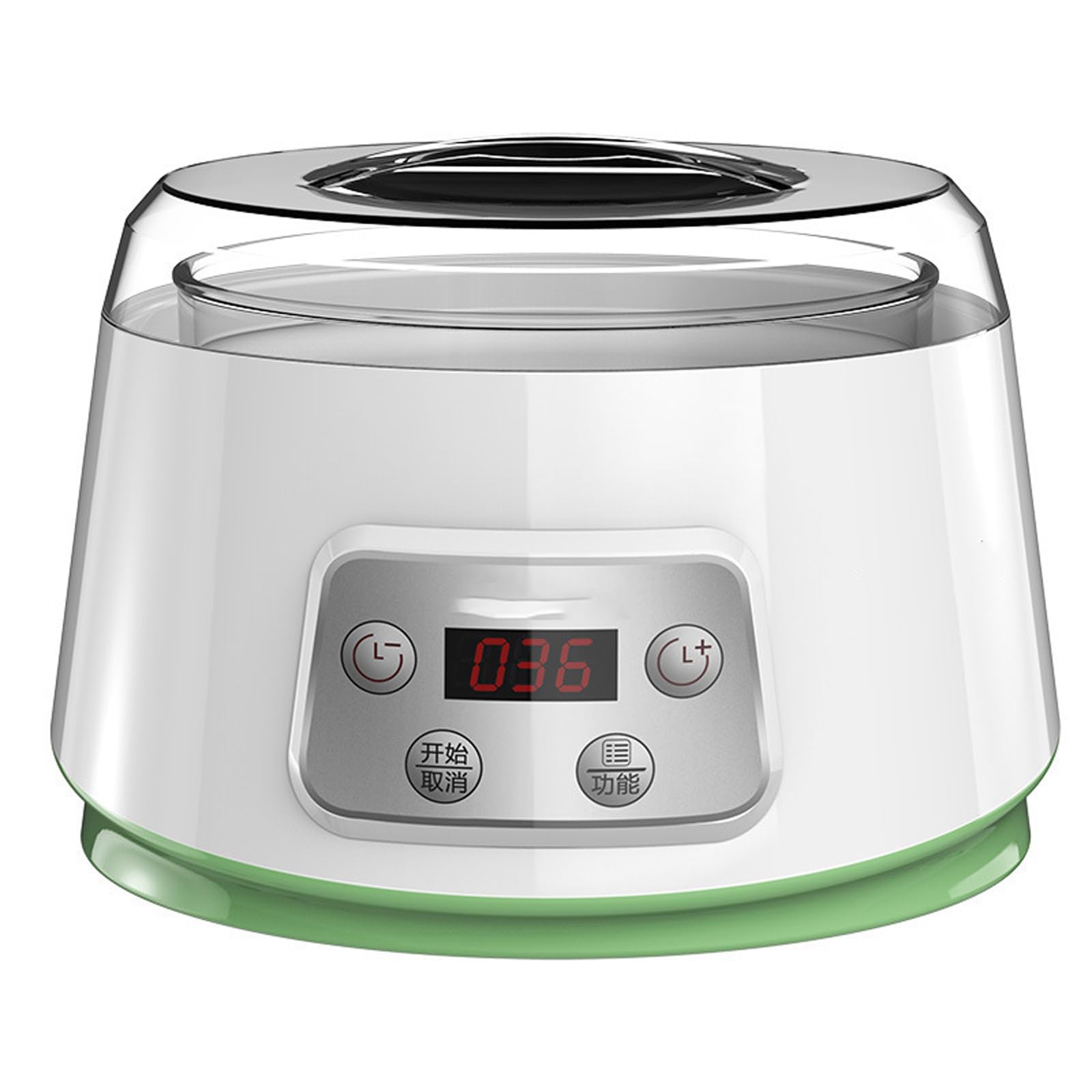 Hmlotd Yogurt Maker, Mini Compact Fermented Yoghurt Maker With 4 Glass Containers Large Capacity Glass Liner Constant Temperature Fermentation For Yogurt, Greek Yogurt, Cheese, Natto