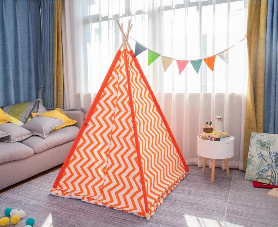 Tienda Tipi Infantil Con Luz LED – Casa De Juegos De 120x100x130 Cm, Estructura Metálica Resistente, Fácil Montaje Sin Herramientas, Para Interior Y Exterior, 2-3 Niños