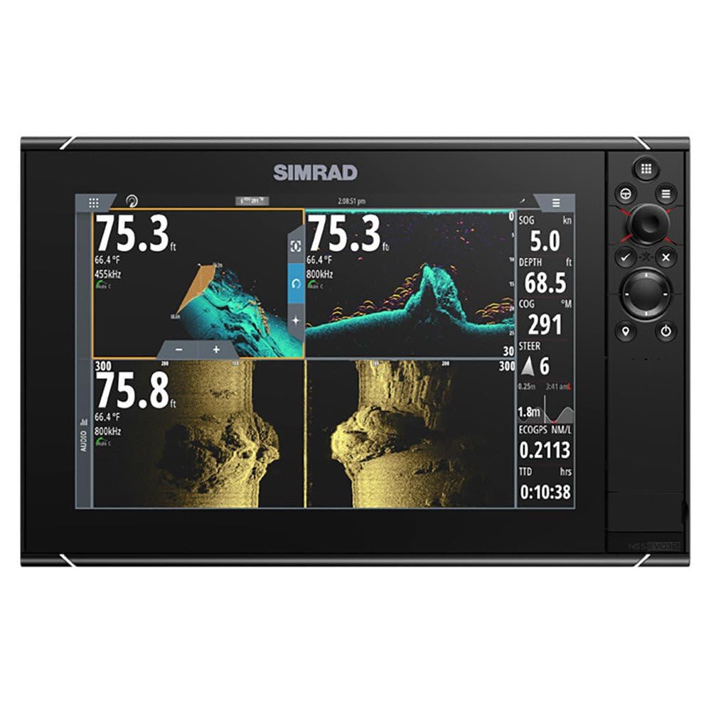 Simrad NSS12 Evo3S - 12" Multifunction Fish Finder Chart Plotter Preloaded C-MAP US Enhanced Chart 000-15403-002