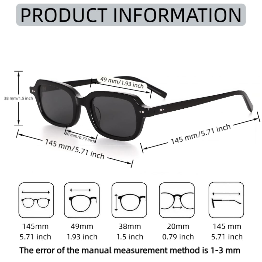 Okulary przeciwsłoneczne Retro Classic Oval Acetat UV400 idealne do noszenia na co dzień na świeżym powietrzu