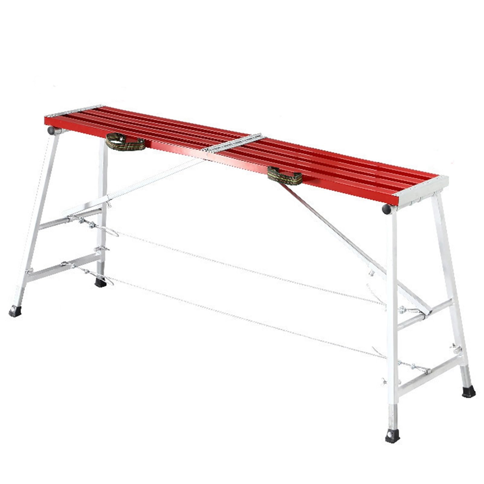Taburete plegable de aluminio con plataforma estable para decoración y reformas de pared