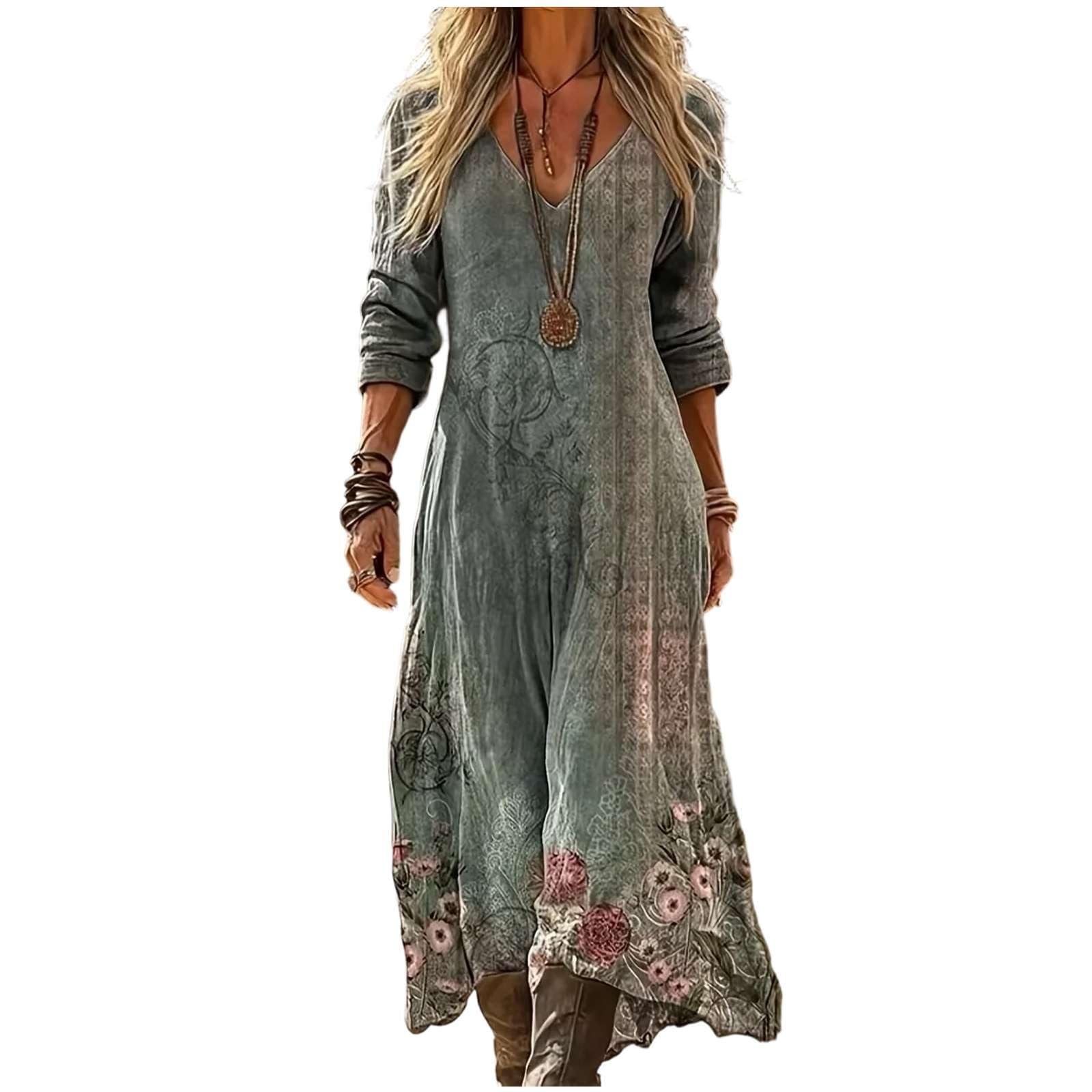 Robe maxi bohème chic pour vous sentir libre, confiante et rayonnante - 5