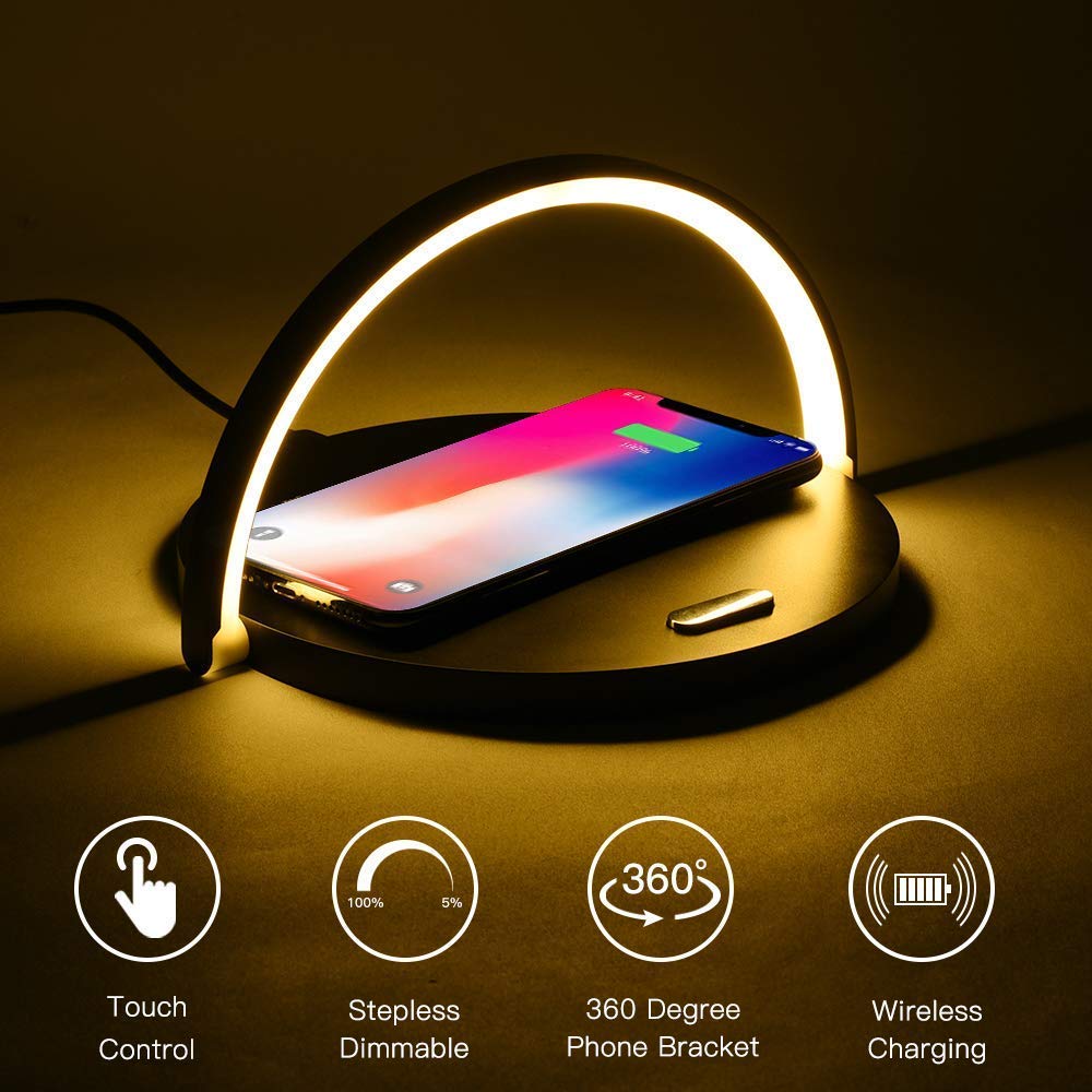 Table lamp with wireless charging Find the best price at PriceSpy