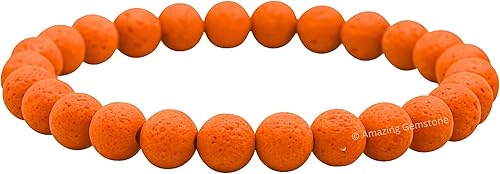 Miniatura 572 de Amazing Gemstone Pulsera de cristal para mujeres y hombres, pulsera de cristal curativo de protección, pulsera elástica con cuentas de piedras