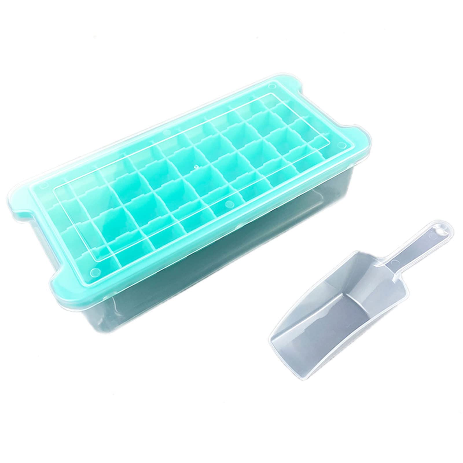 Tsophreniq Silicone & Trays for Freezer with Box 36Compartment Container Trays with Container Kitchen Storage Food Grade Tray